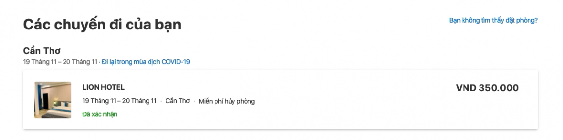 Hướng dẫn huỷ phòng khách sạn đã đặt trên Booking.com miễn phí